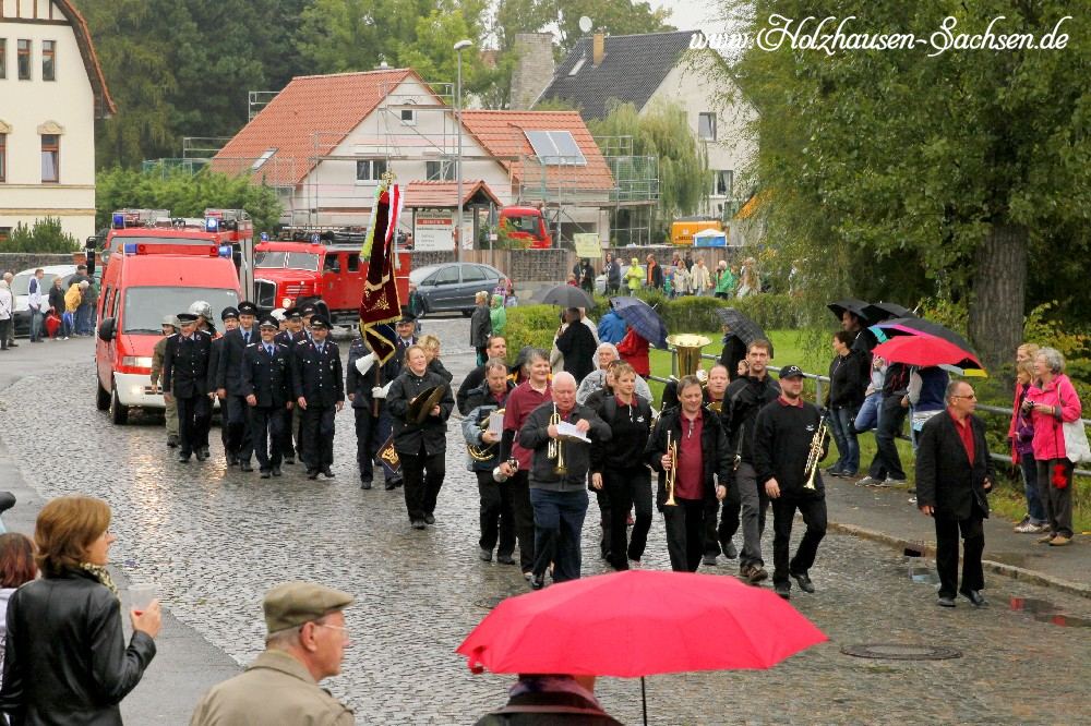 Feuerwehrparade der FFW Holzhausen