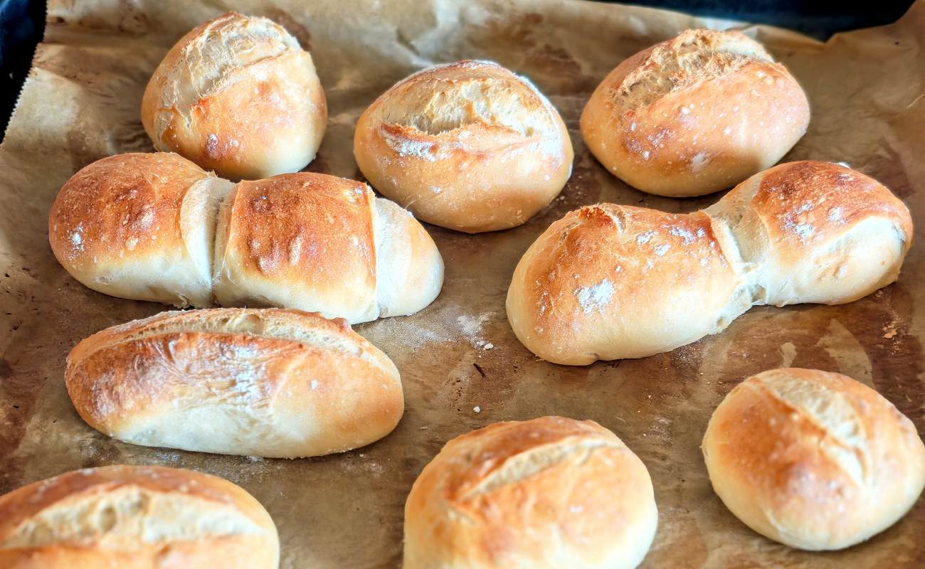 Bäckerbrötchen selbst backen