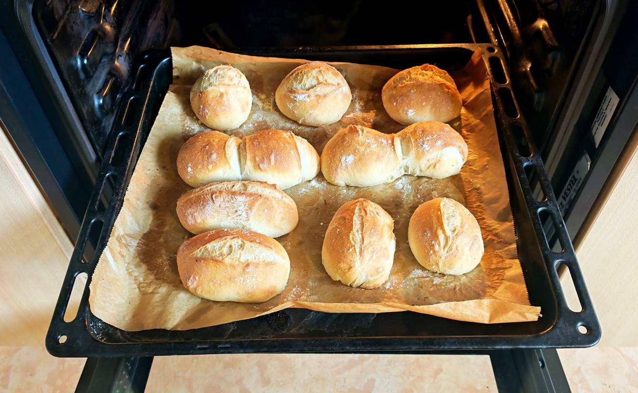 Selbst gebackene Brötchen
