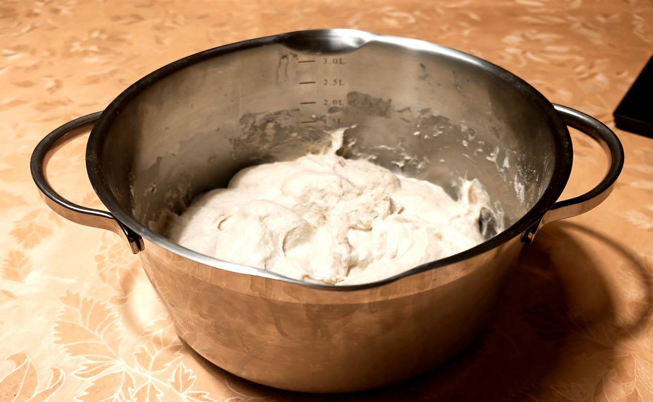 Vorteig zum Brötchen backen